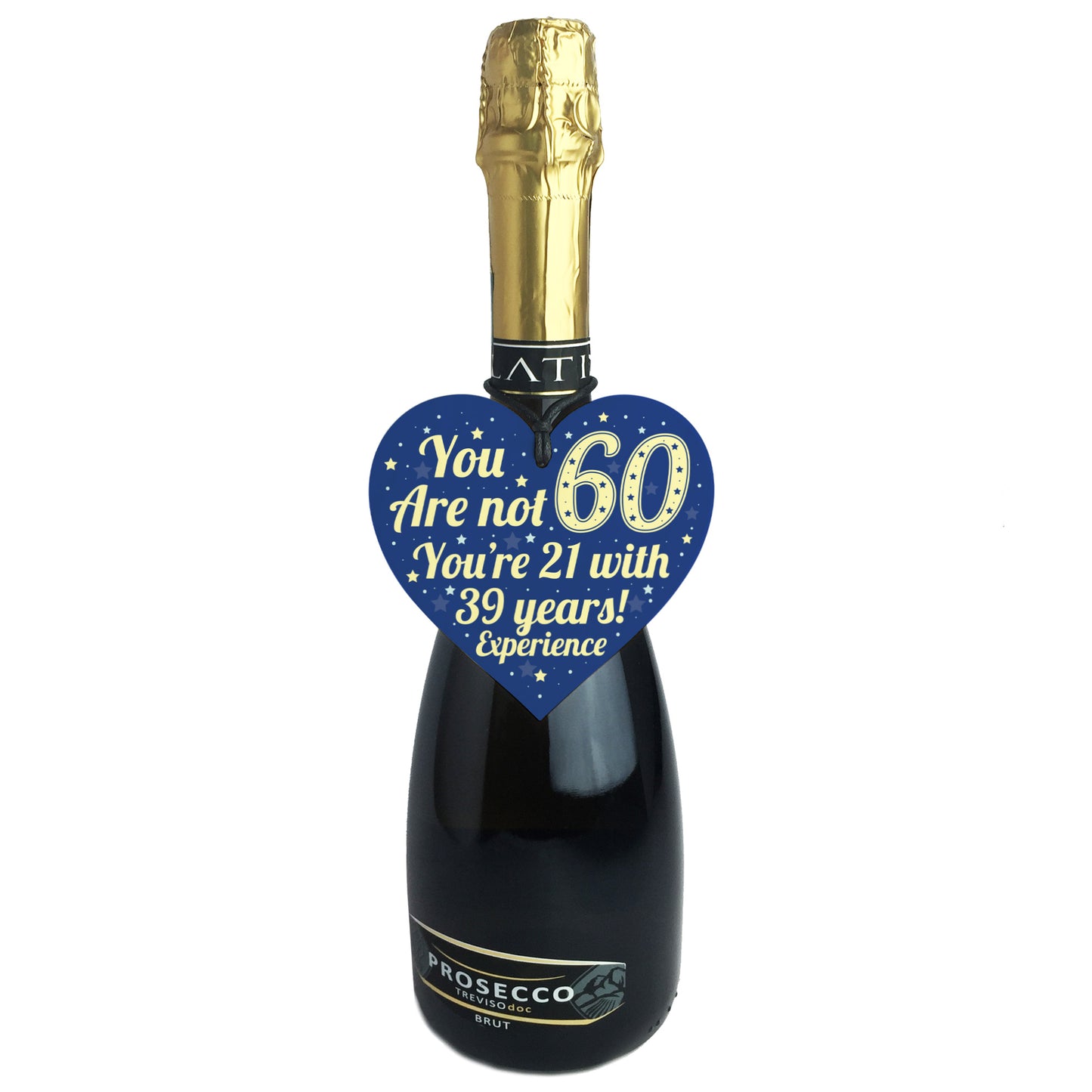 60th Birthday Gift For Women Men Wooden Heart Plaque Mum Dad