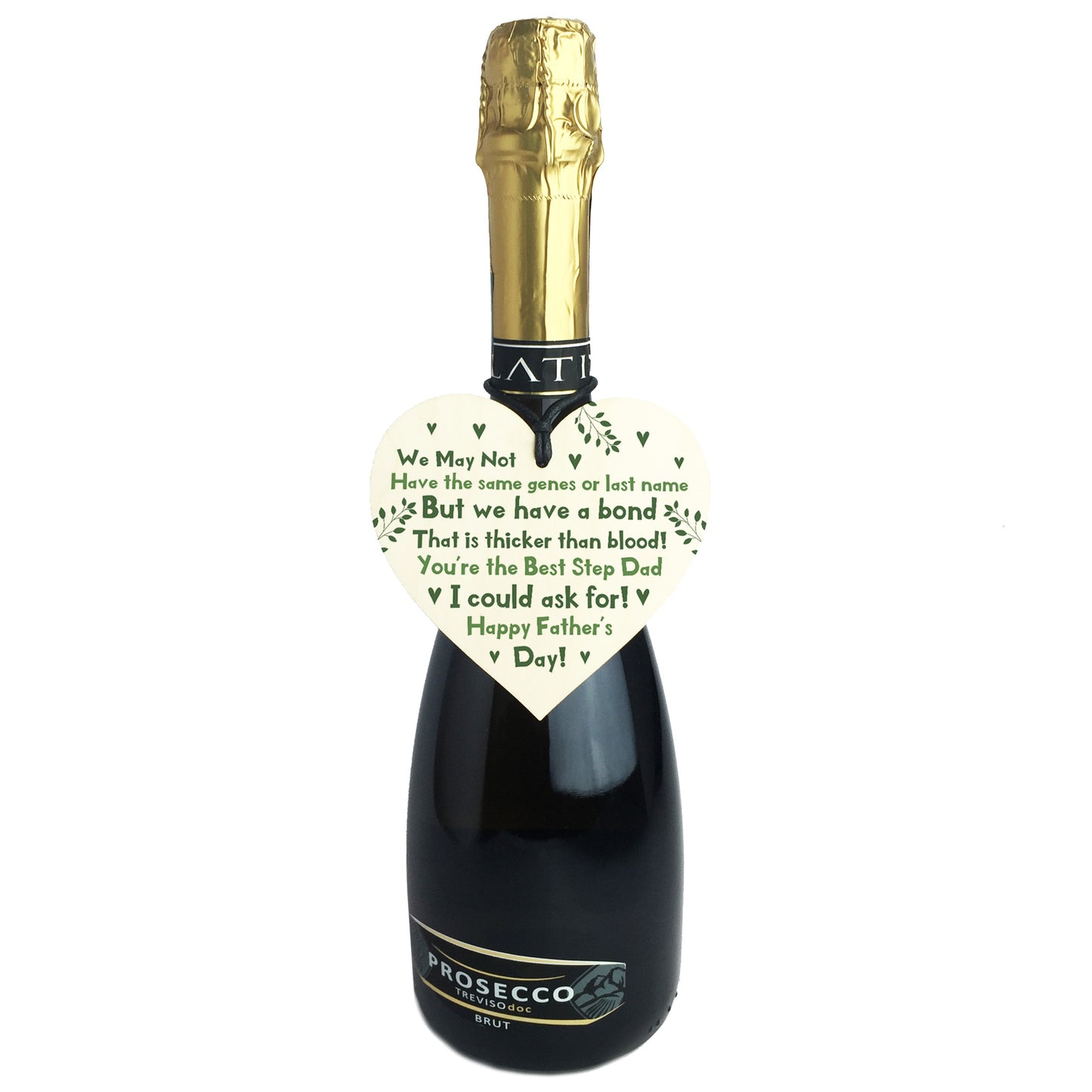 Stepdad Gift For Fathers Day Wood Heart Thank You Gift For Him