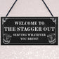 Home Bar Decor Gift Novelty Bar Pub Plaques Man Cave Garden