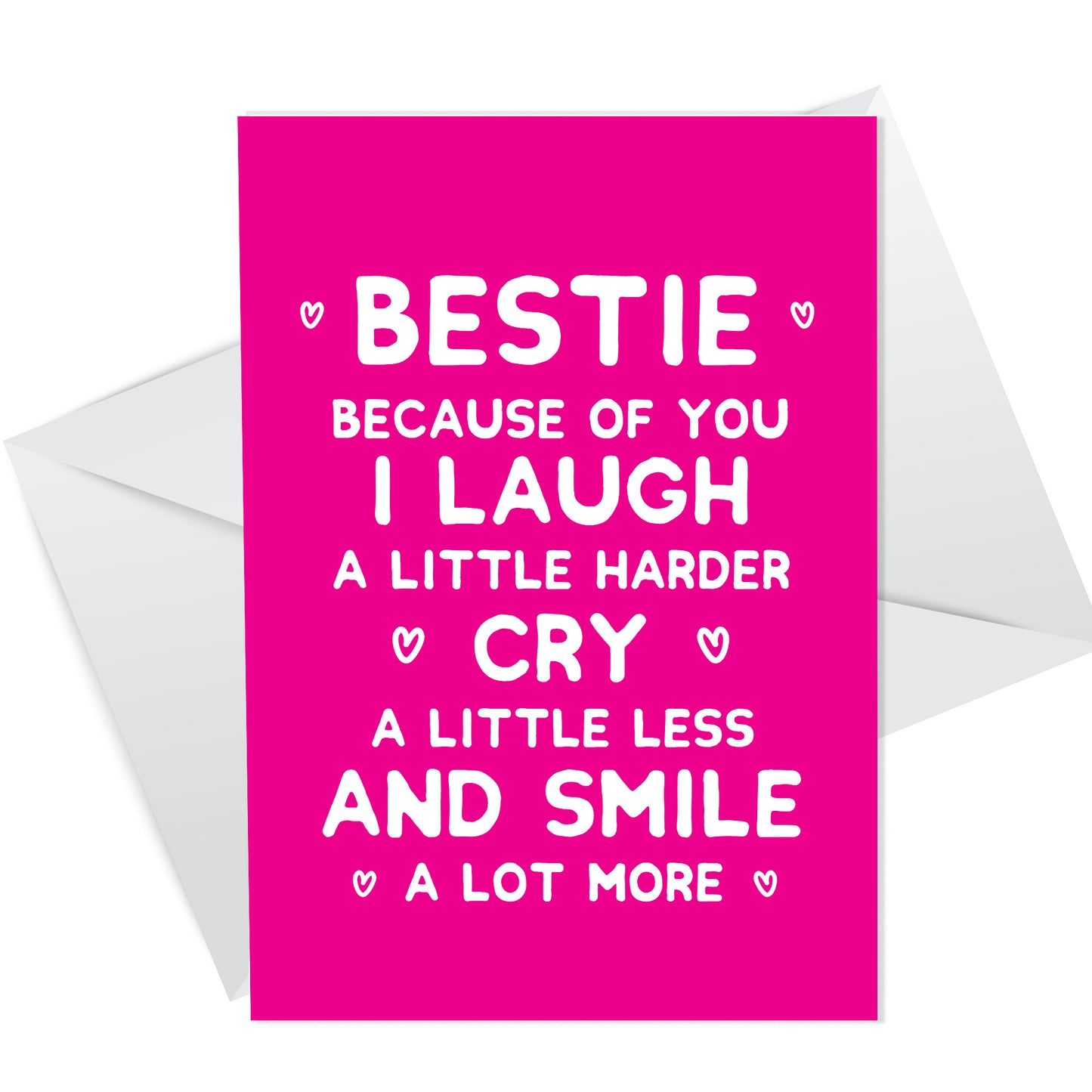 Bestie Thank You Card And Gift For Birthday Friendship Gifts
