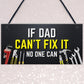 Dad Sign Hanging Shed Garage Sign DAD GIFT Fathers Day Birthday