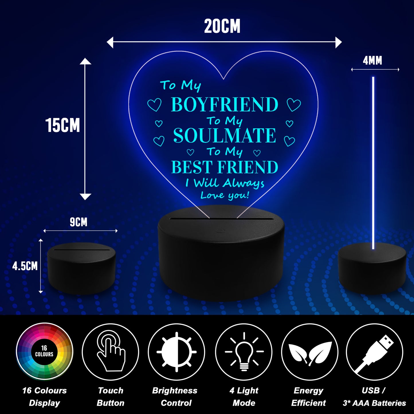 Valentines Gift For Him Her NEON Sign Gift For Boyfriend
