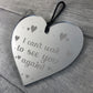 Cant Wait To See You Again Engraved Heart Gift
