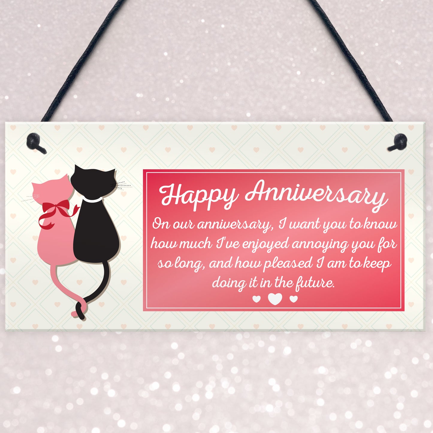 Anniversary Annoying Funny Marriage Couples Gift Hanging Plaque