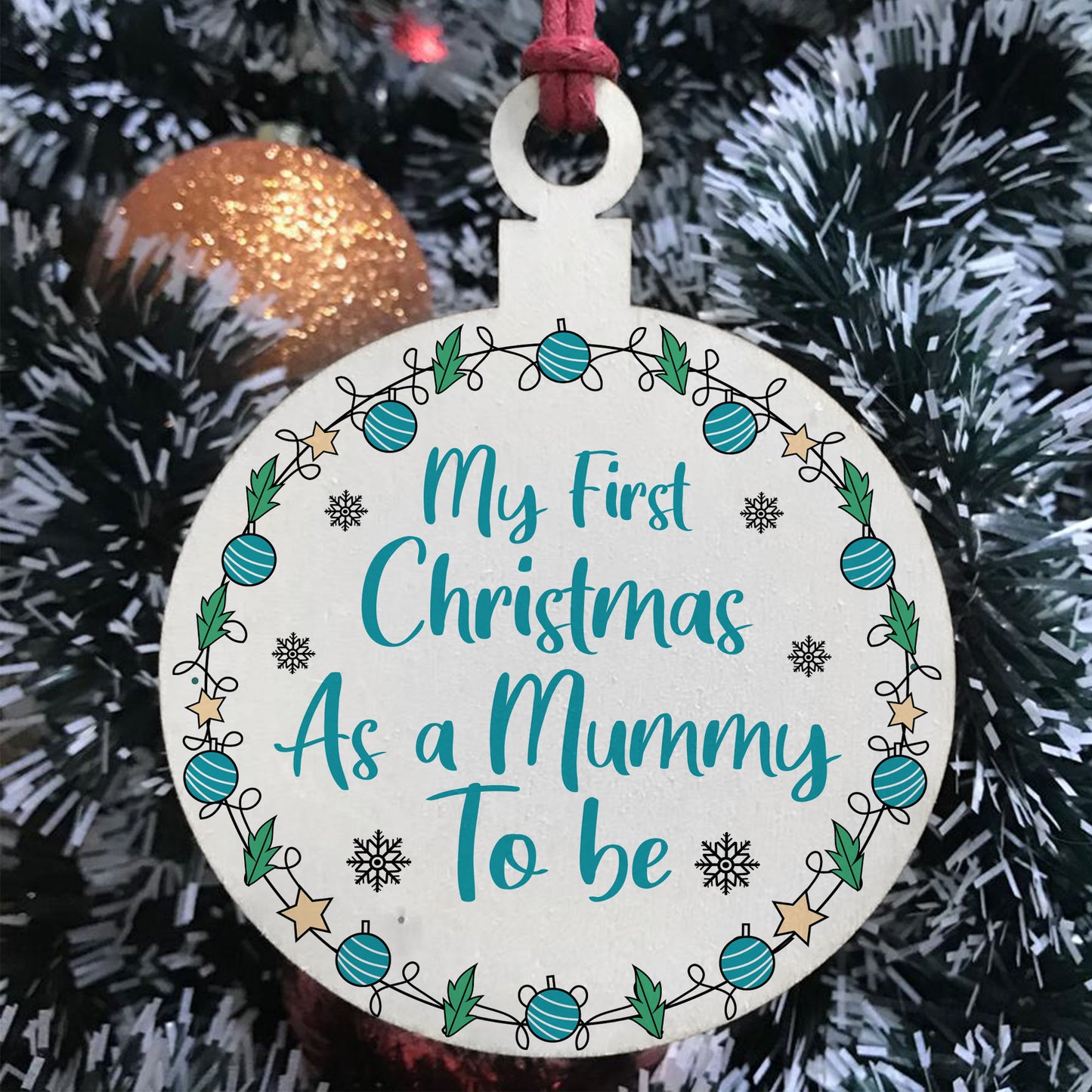 Mummy To Be Christmas Bauble Tree Decoration Gifts For Mum