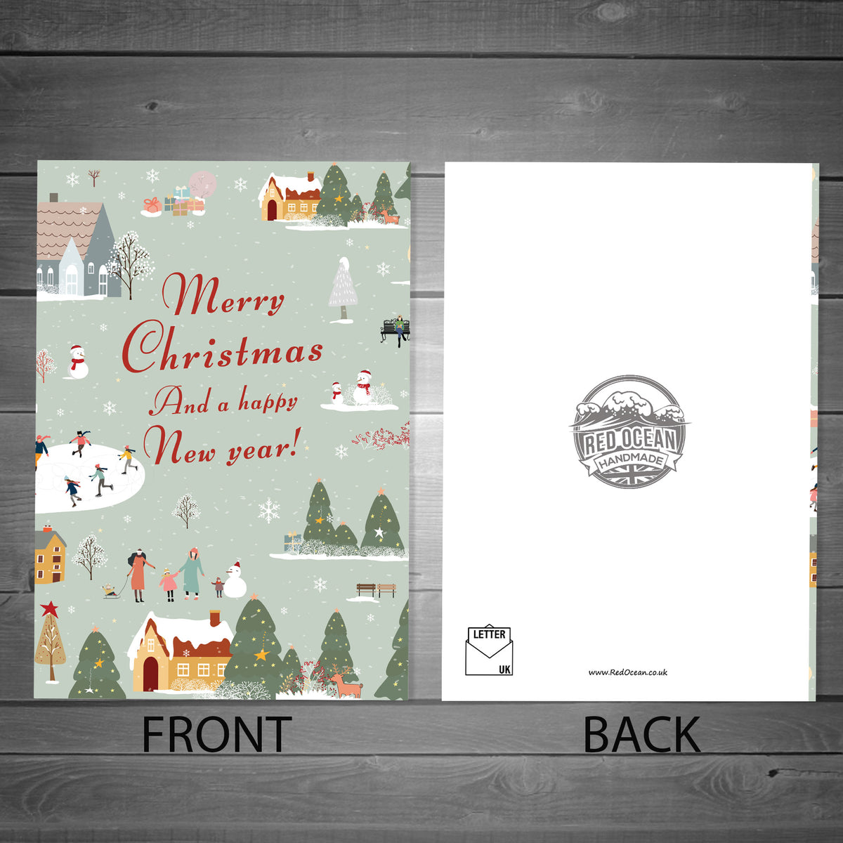 Christmas Card For Mum Dad Nan Grandad Neighbour Friend