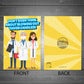 Funny Birthday Card LOCKDOWN DOCTOR Mum Dad Brother Sister
