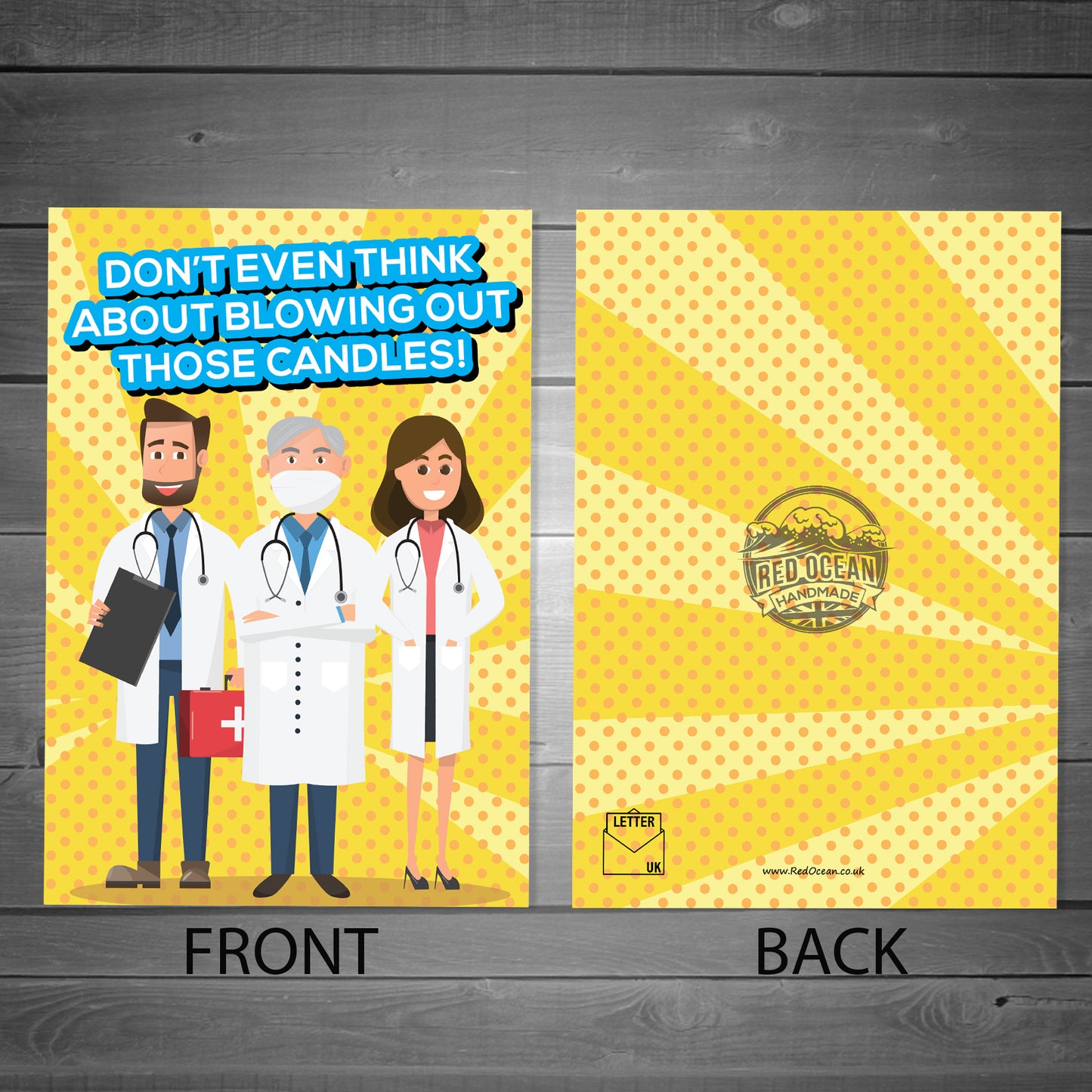 Funny Birthday Card LOCKDOWN DOCTOR Mum Dad Brother Sister