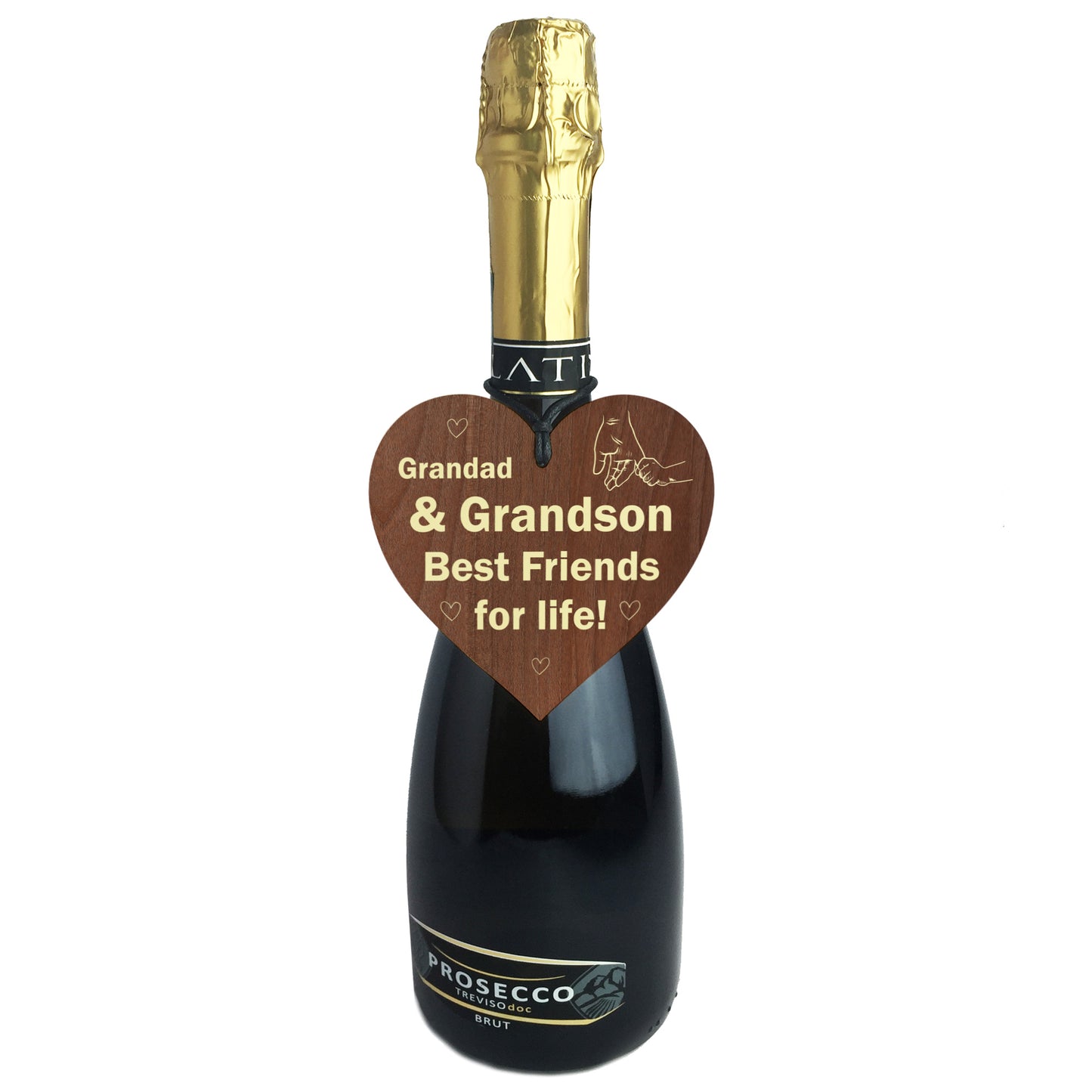 Grandad Gifts From Grandson Wood Heart Fathers Day Birthday Gift