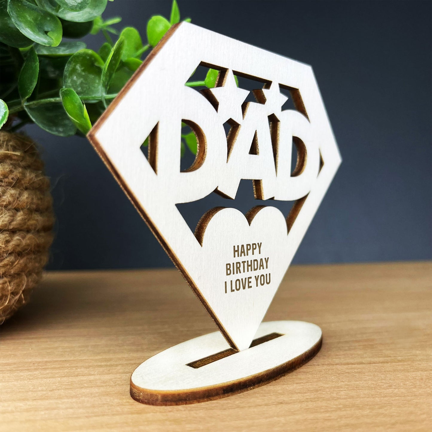 Dad Gift Plaque Birthday Gift For Dad Standing Plaque Gift