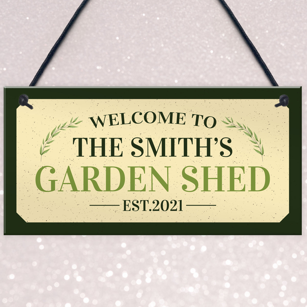 Personalised Sign For Garden Shed Novelty Garden Home Decor