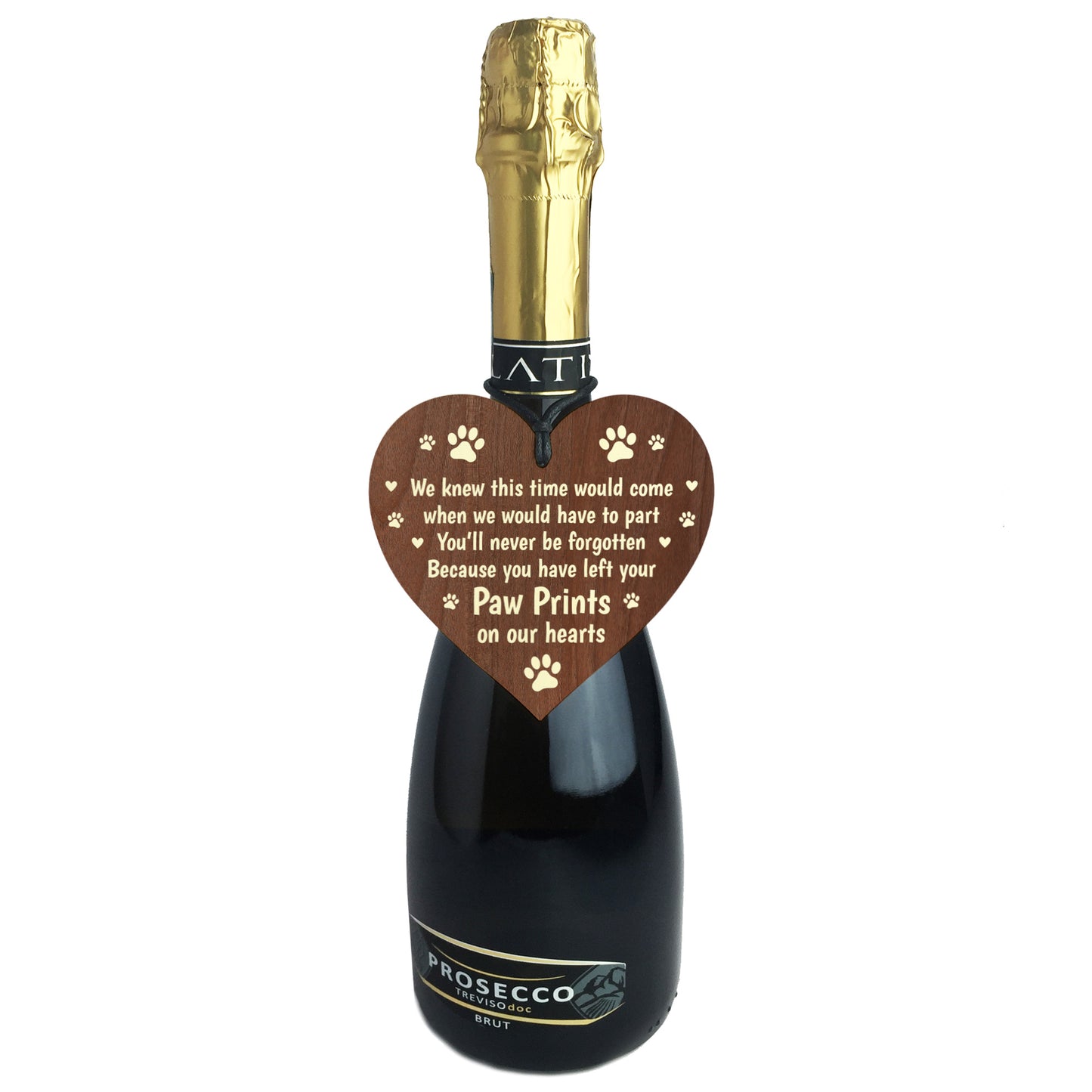 Dog Sign Pet Memorial Wooden Christmas Tree Decoration Bauble