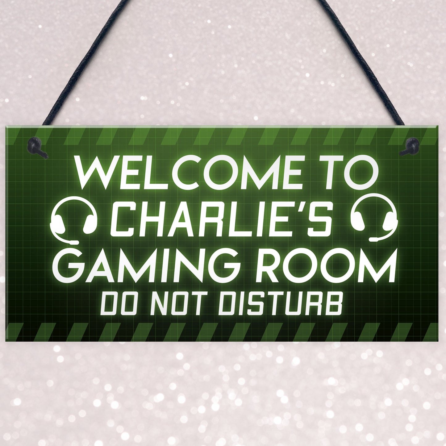 Gaming Gift Personalised Novelty Bedroom Sign Christmas Gift