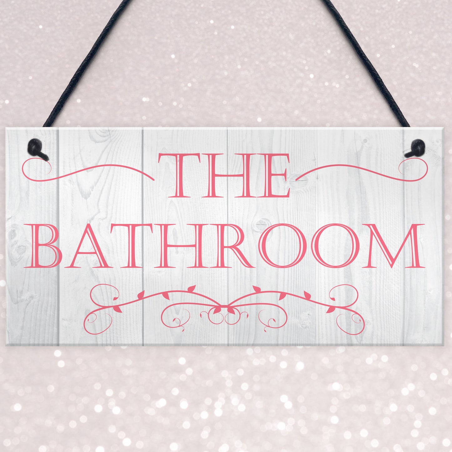 The Bathroom Decorative Hanging Plaque