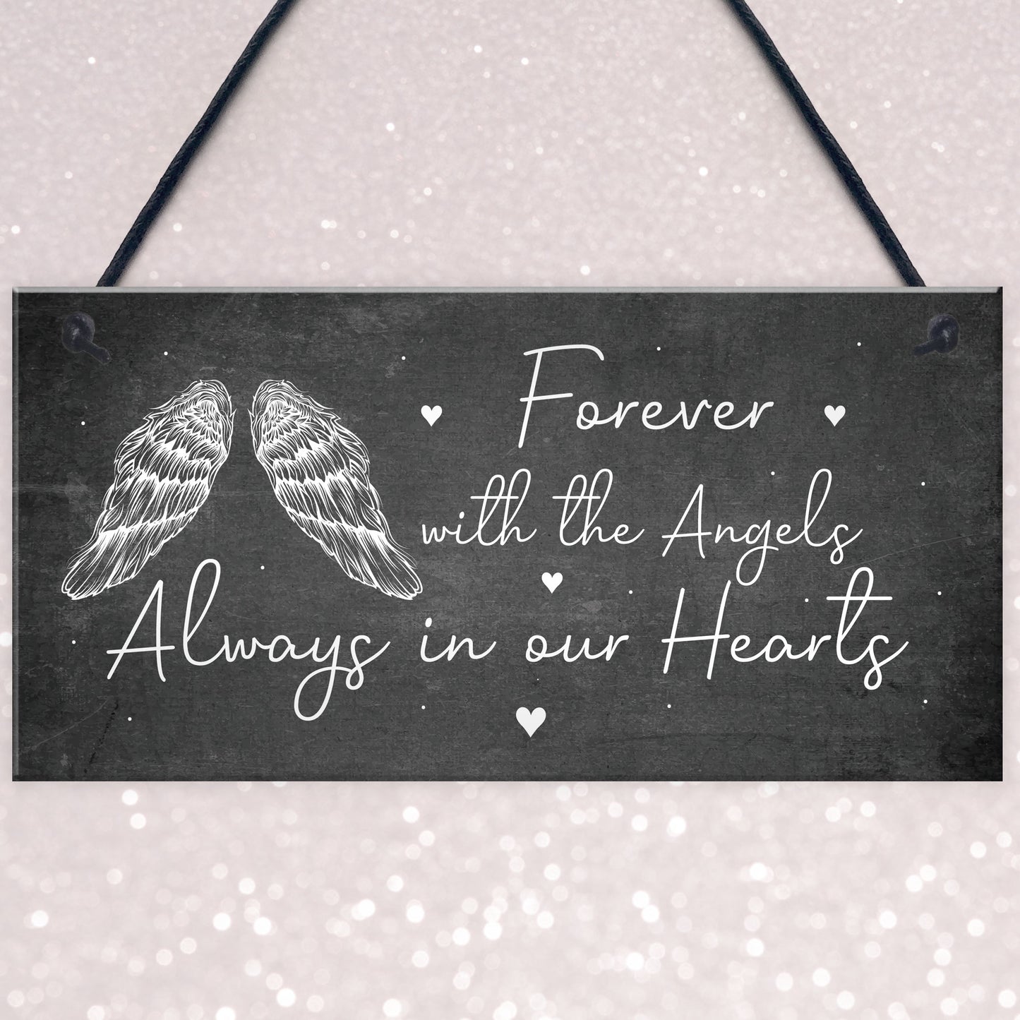 Always In Our Hearts Memorial Garden Plaque Shed Mum Nan Dad