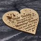 Daddy To Be Sign Baby Shower Gift Engraved Heart Bump Gifts