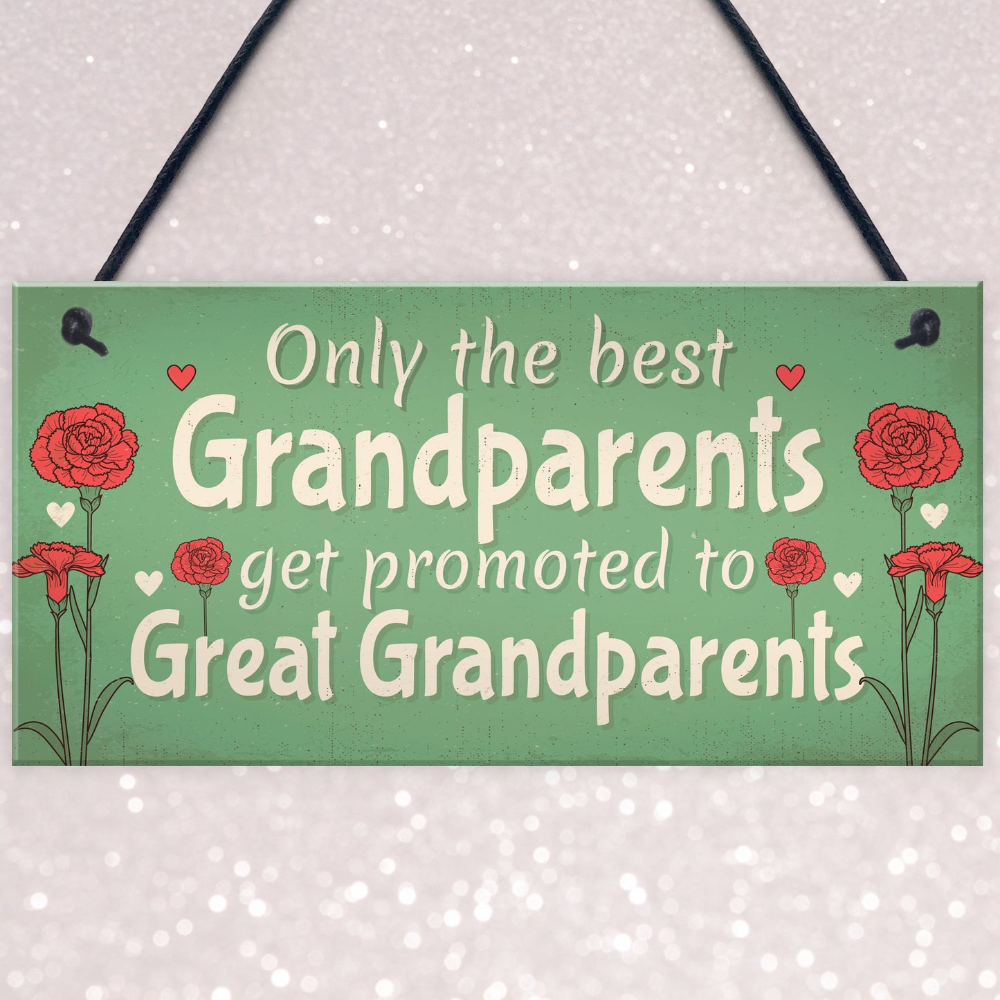 Great Grandparents Gift Sign Baby Announcement For Grandparents