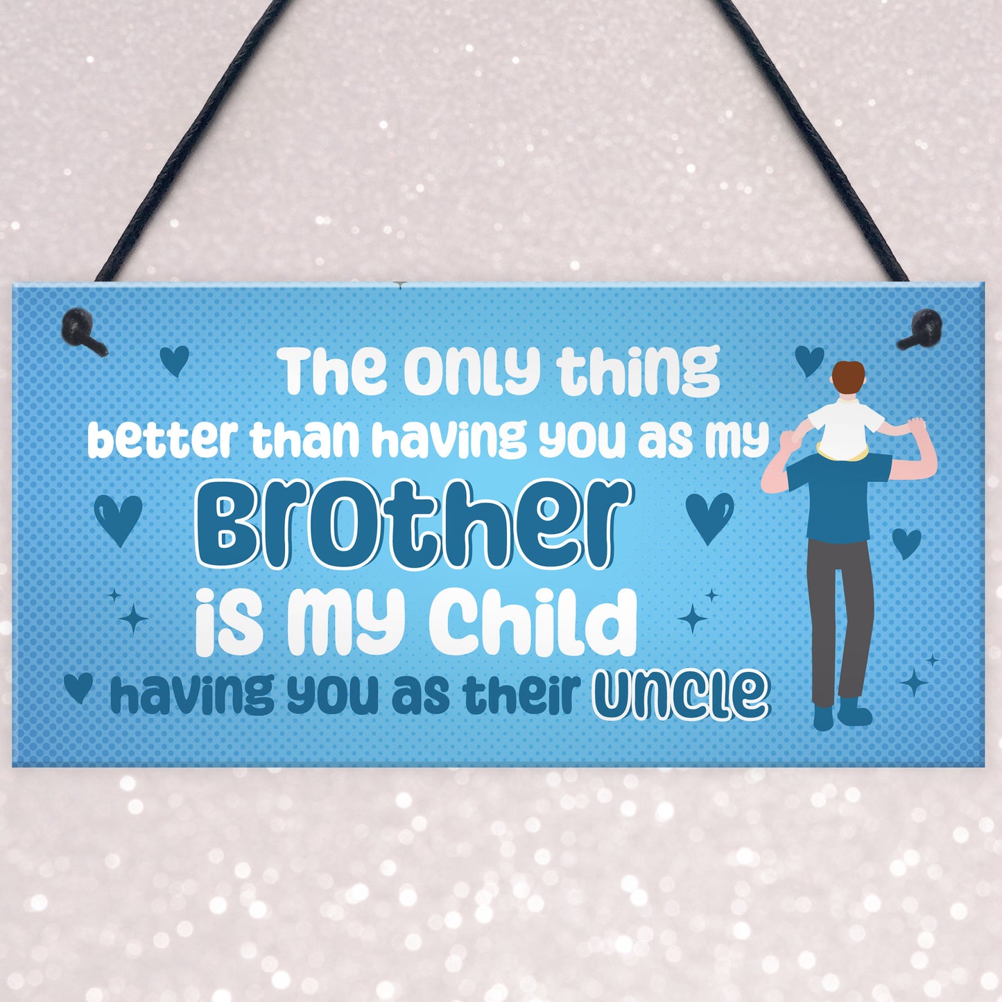 Uncle Gift Idea For Birthday Christmas Plaque Uncle Brother Gift