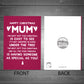 HAPPY CHRISTMAS CARD MUM Funny Mum Card For Him Mum Christmas