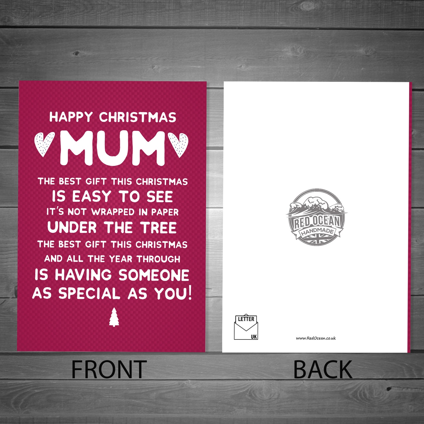 HAPPY CHRISTMAS CARD MUM Funny Mum Card For Him Mum Christmas