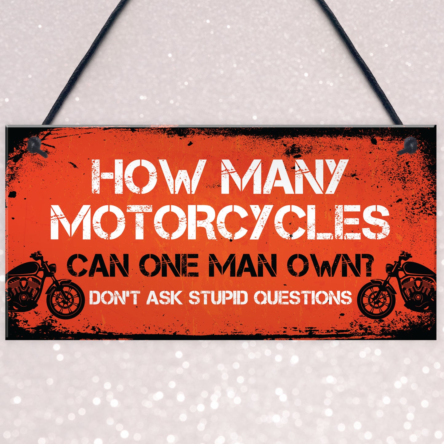 Biker Gifts Motorcycle Motorbike Accessories Man Cave Garage