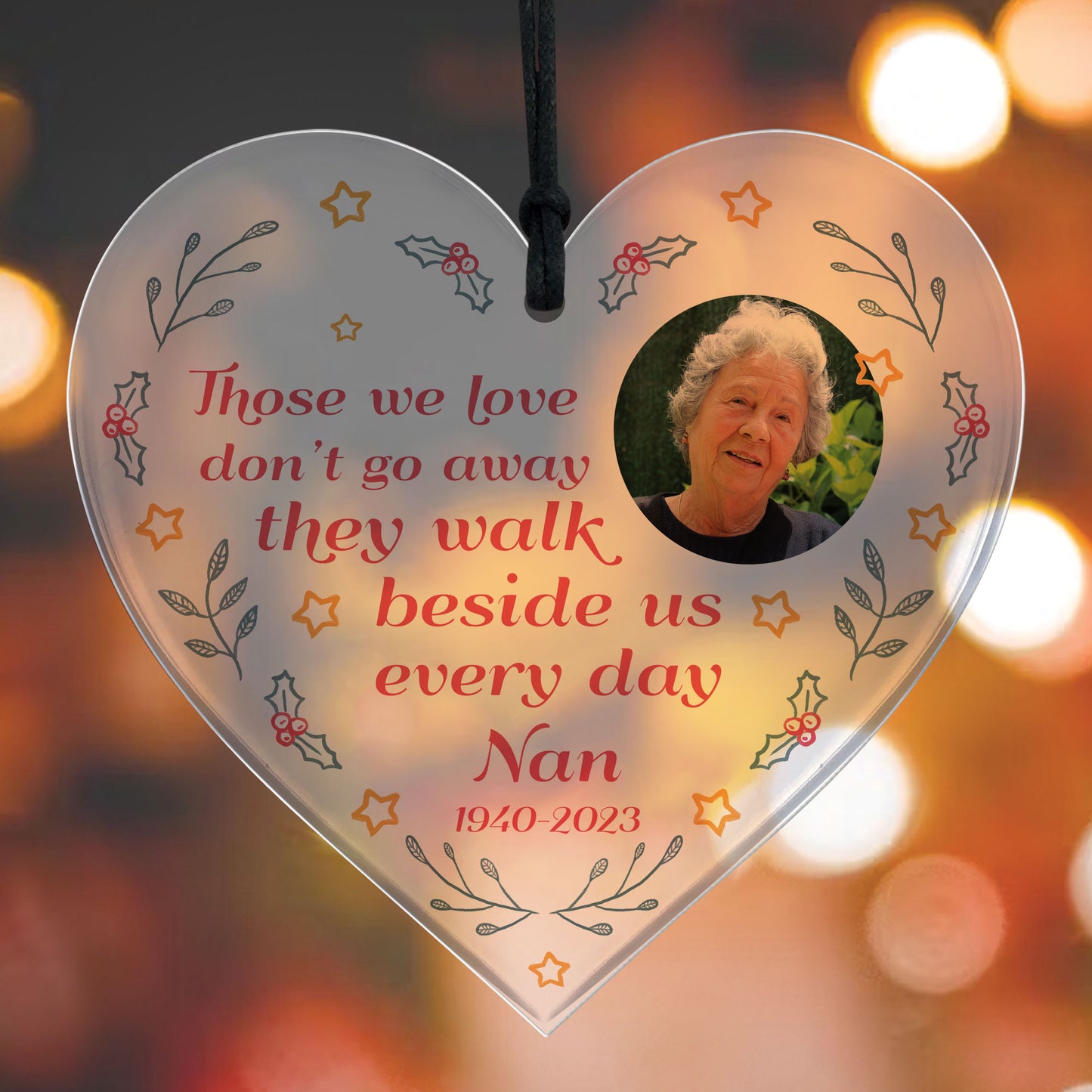 Memorial Decoration For Mum Dad Nan Grandad Personalised