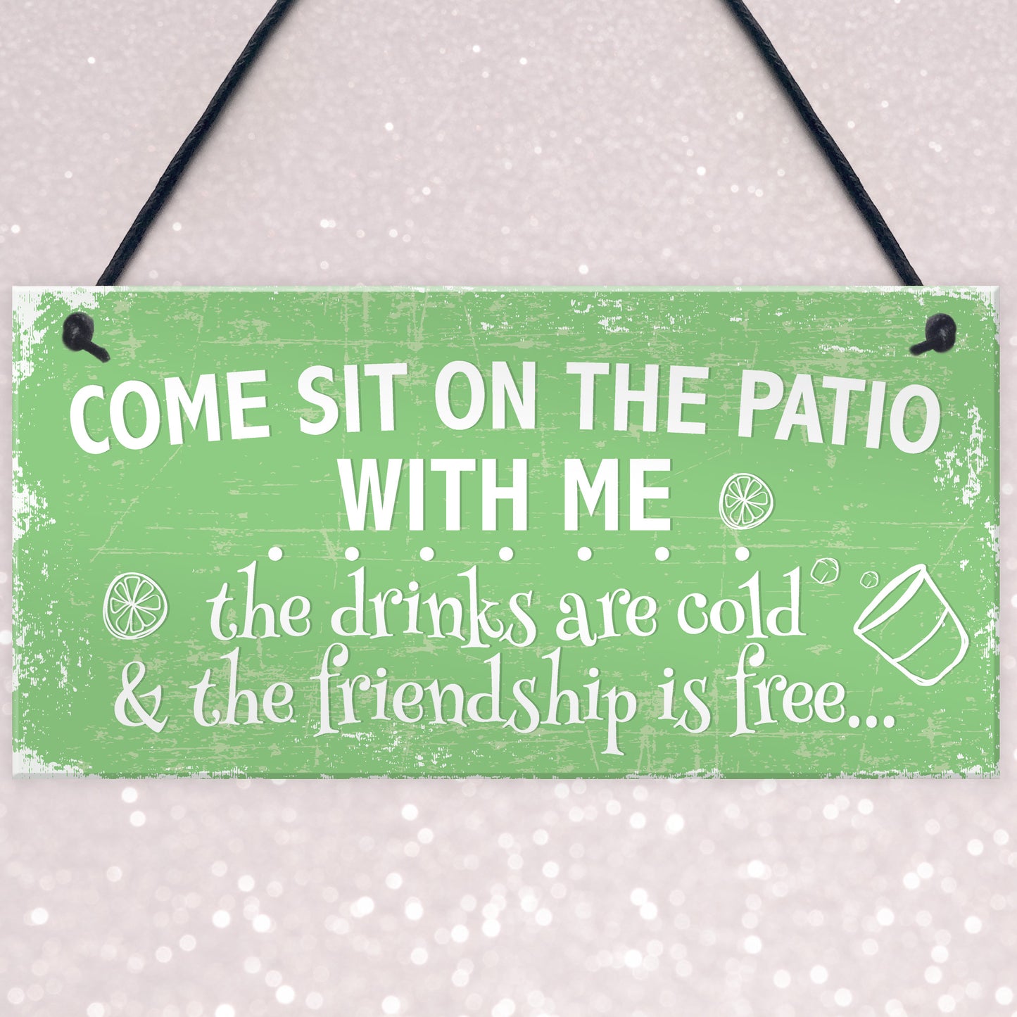 Come Sit Shabby Chic Hanging Wall Signs Garden Shed Plaques