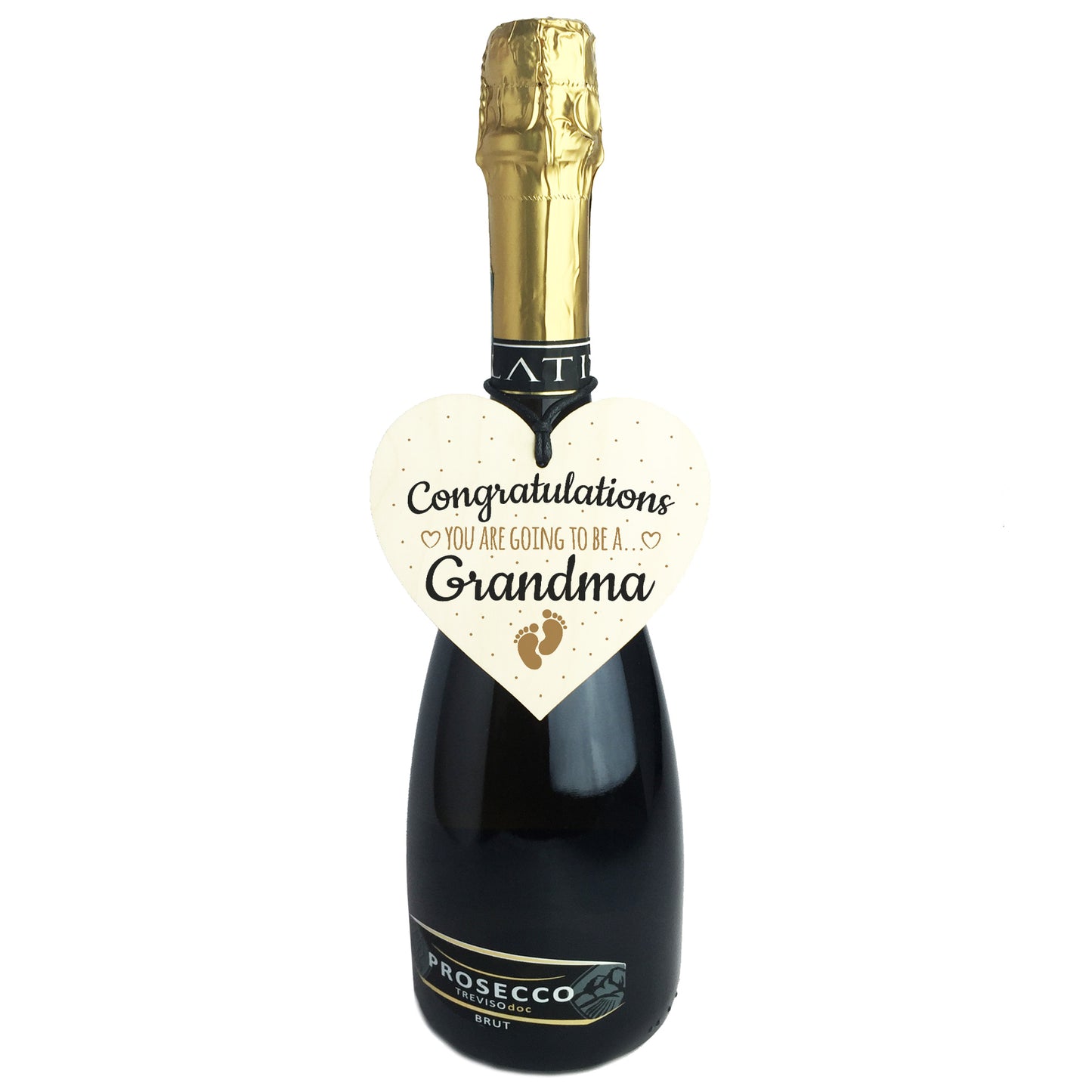 Handmade Pregnancy Announcent Heart Congratulations Grandma