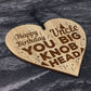 Funny Rude Birthday Gift For Uncle Engraved Heart Uncle Birthday
