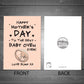1st Mothers Day Card From Bump BEST BABY OVEN Mummy To Be Card