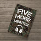 Gaming Five More Minutes Novelty Wall Art Gamer Gifts Bedroom