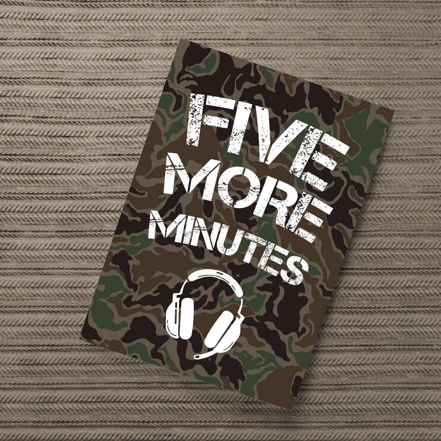 Gaming Five More Minutes Novelty Wall Art Gamer Gifts Bedroom