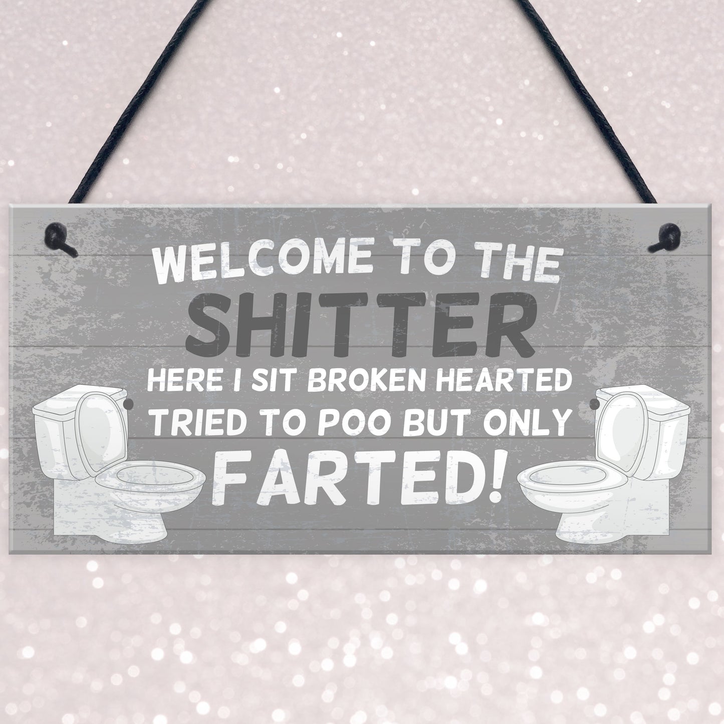Bathroom Sign For Door Funny Bathroom Sign Shabby Chic Decor