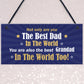 Dad Gifts Hanging Sign Dad Grandad Birthday Gift Fathers Day