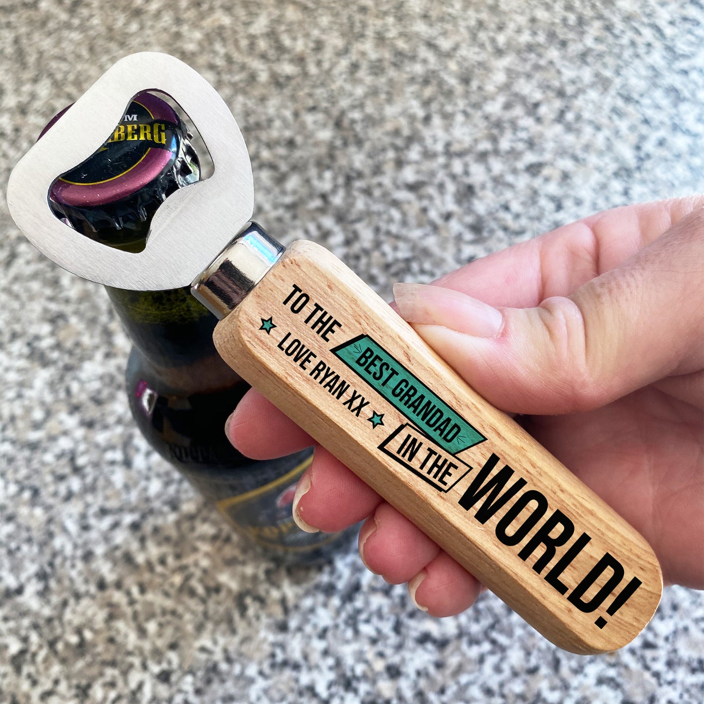 Personalised Gift For Grandad Bottle Opener Gift Fathers Day