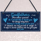 Godfather Gifts For Christmas Godparent Christening Gifts Sign