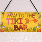 Welome Tiki Bar Party Hanging Pub Plaque Beer Cocktails Sign