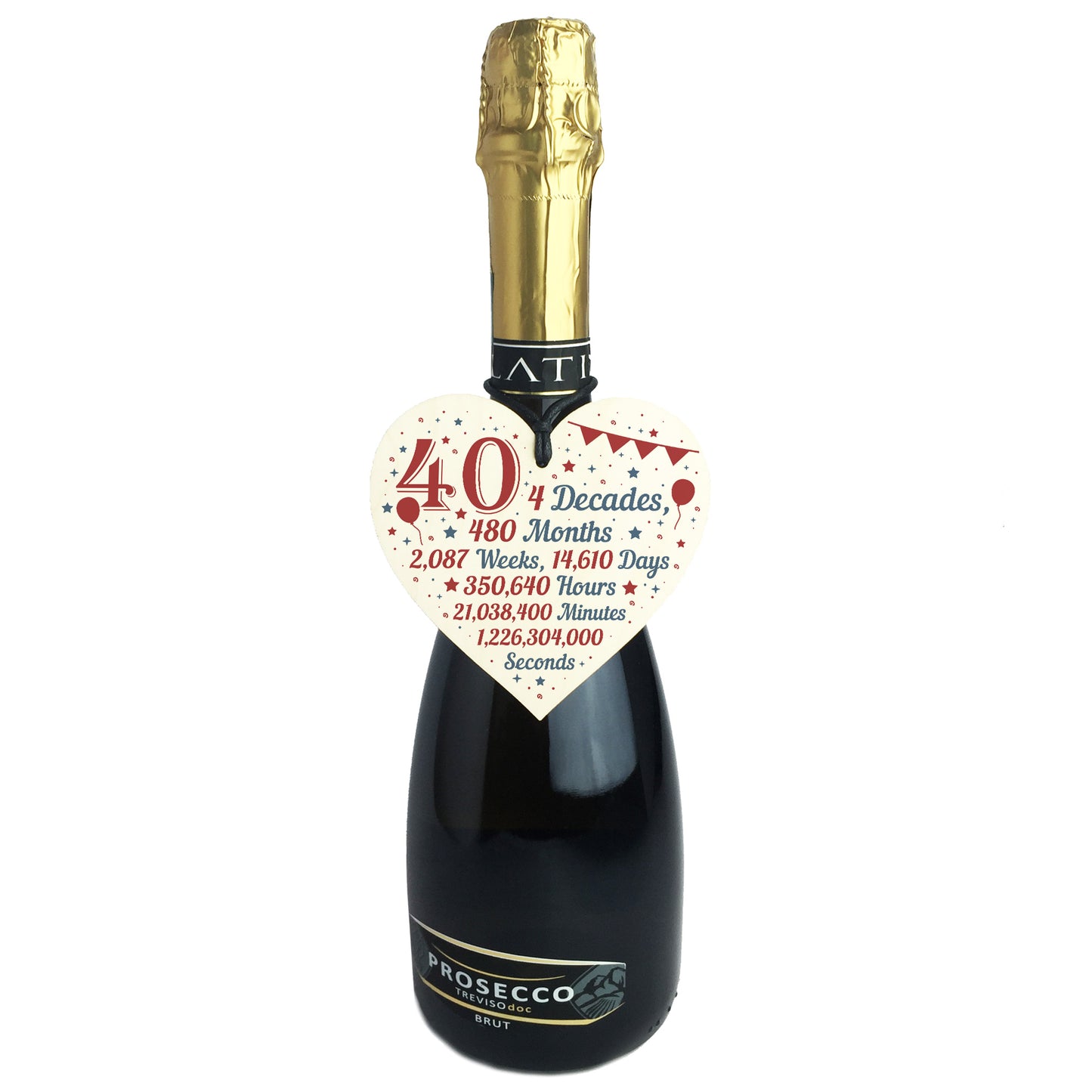 Novelty Funny 40th Birthday Gift For Friend Brother Sister Sign