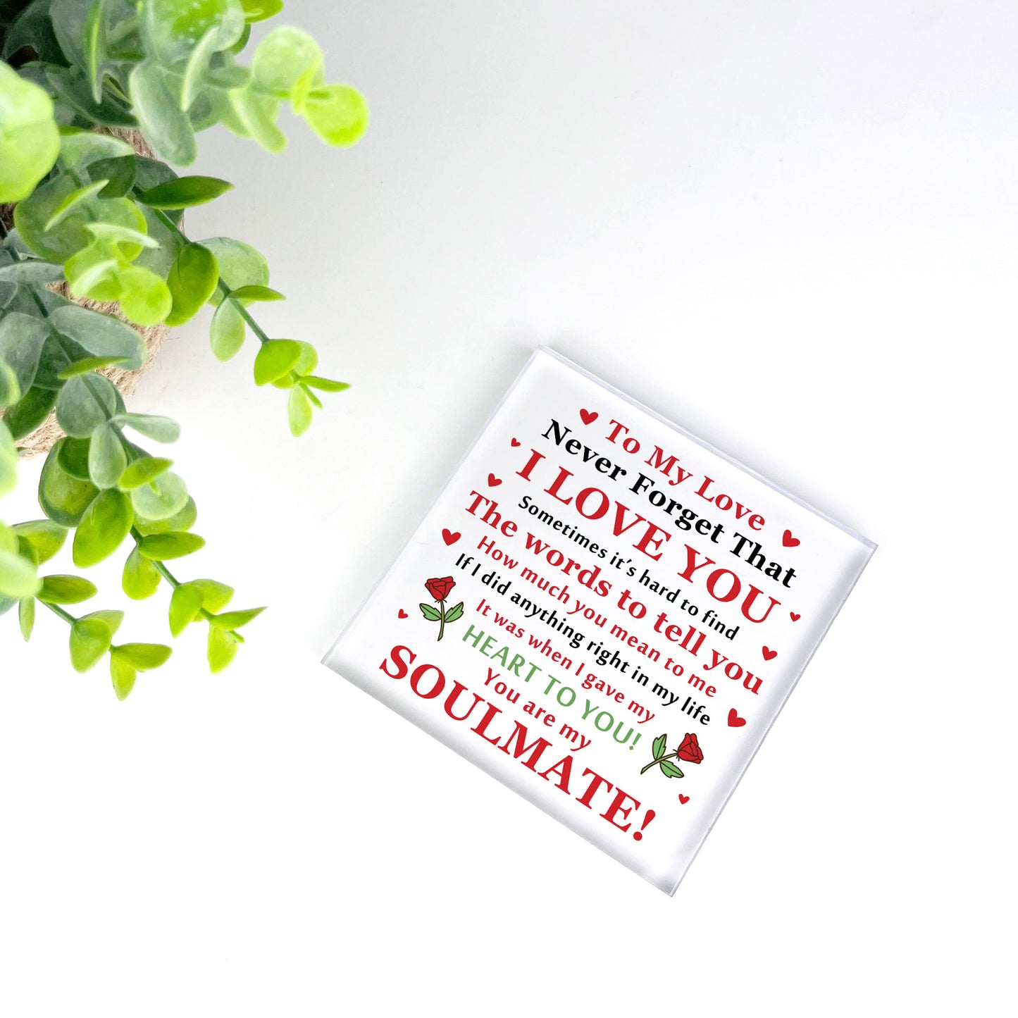 Valentines Gift Boyfriend Husband Soulmate Gift Anniversary