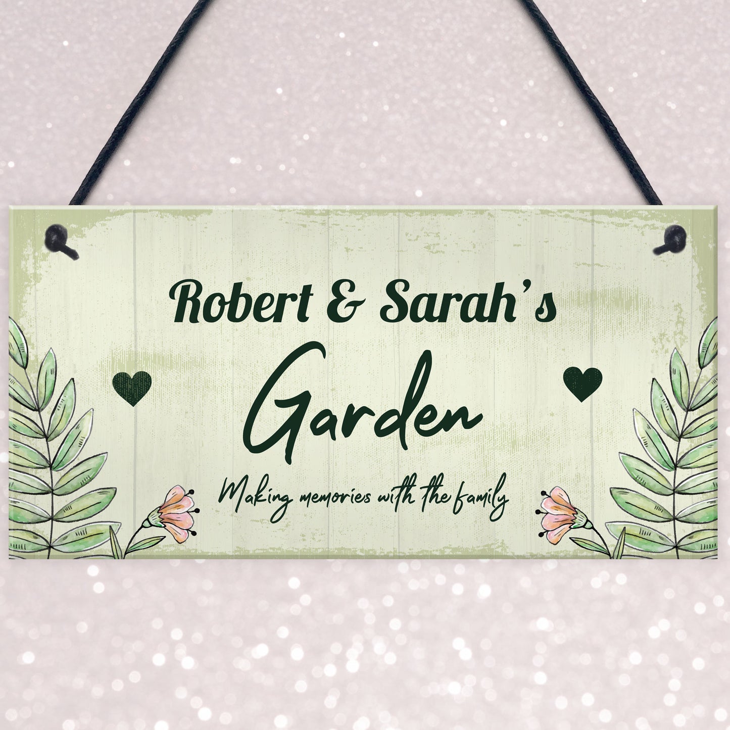 Personalised Sign For Garden Hanging Garden Shed Home Decor