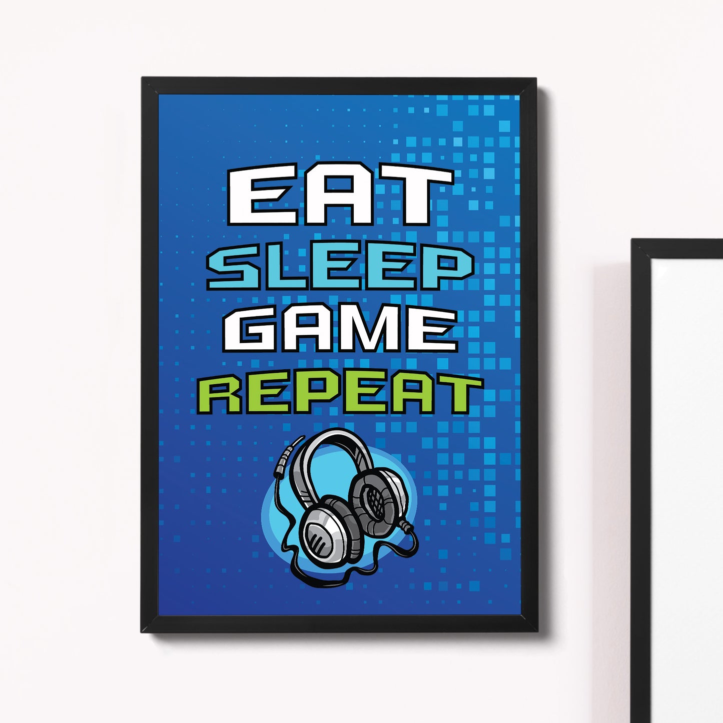 Framed Gaming Print For Son Bedroom Games Room Gamer Gifts