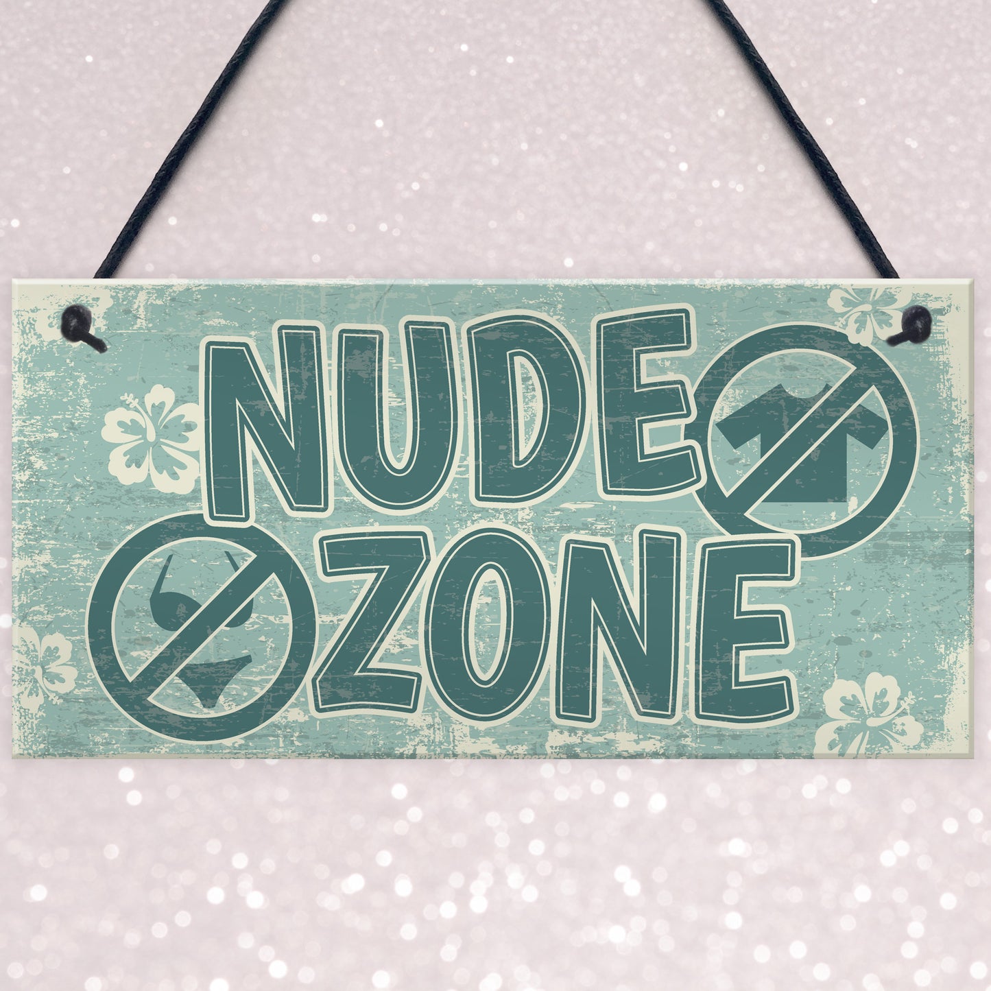 Hot Tub Sign Nude Zone Novelty Hanging Garden Shed Plaque