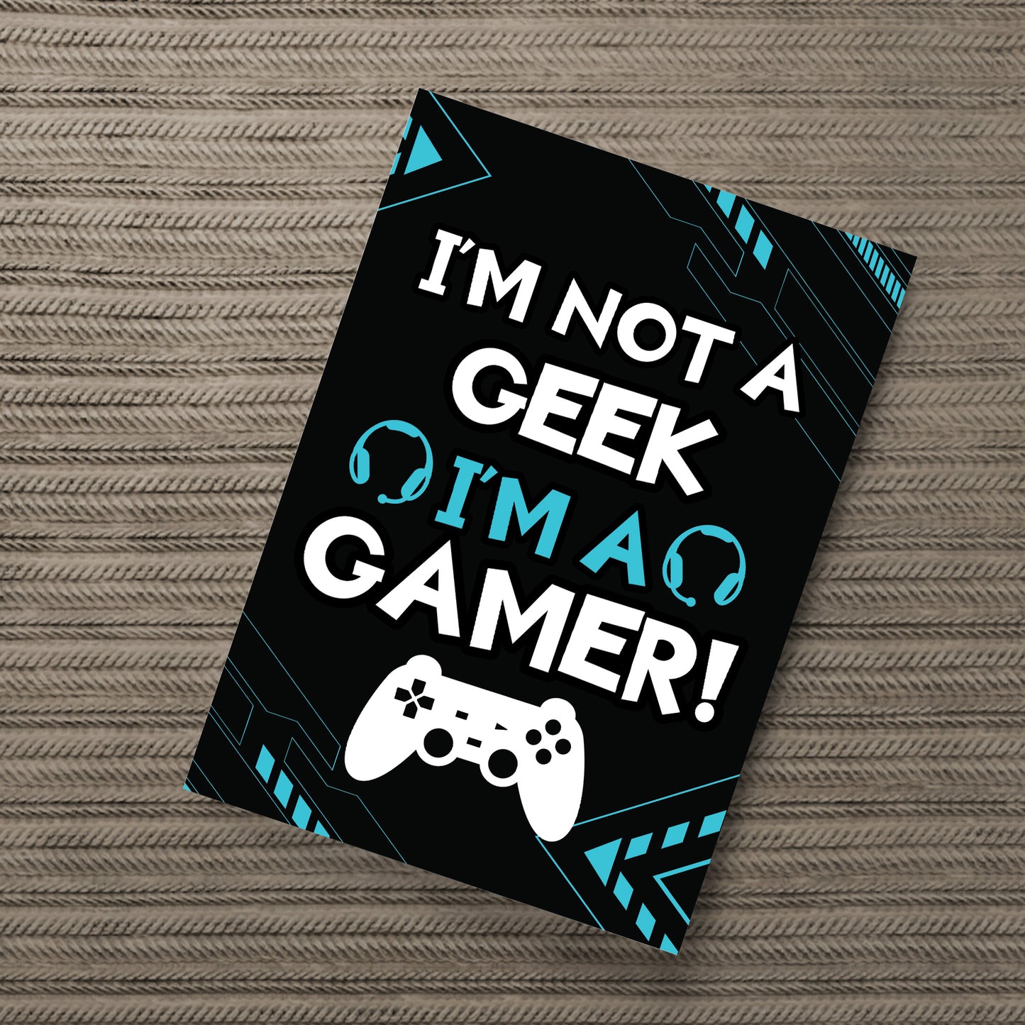 Gaming Print Posters Boys Bedroom Playstation Inspired Gifts
