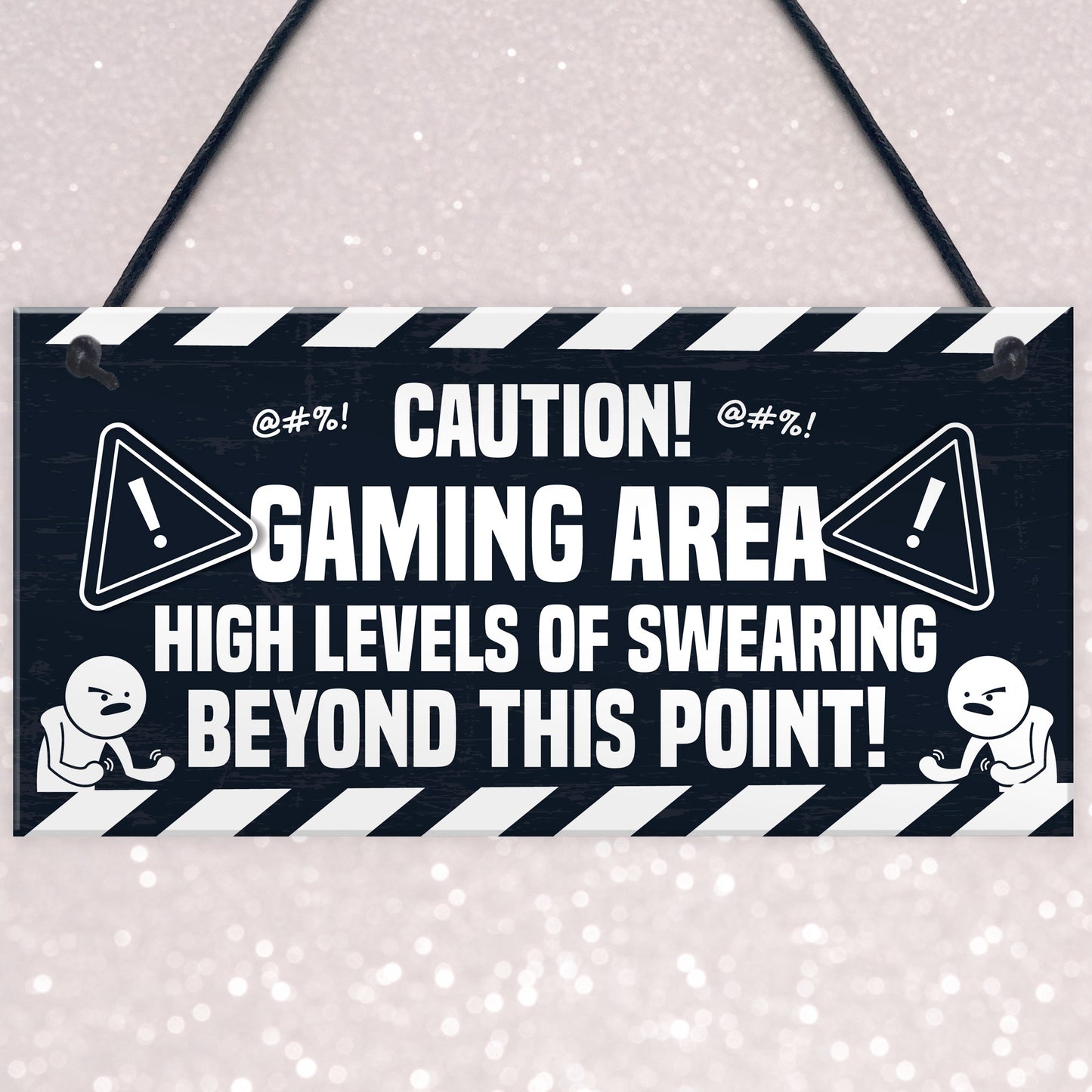 Funny Rude Gaming Sign Gamer Gift For Son Brother Xmas Birthday