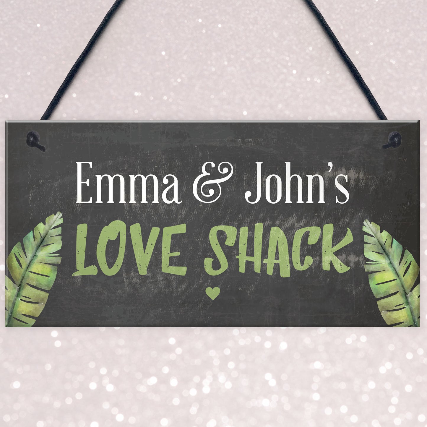Garden Summer House Sign New Home Personalised Couple Sign