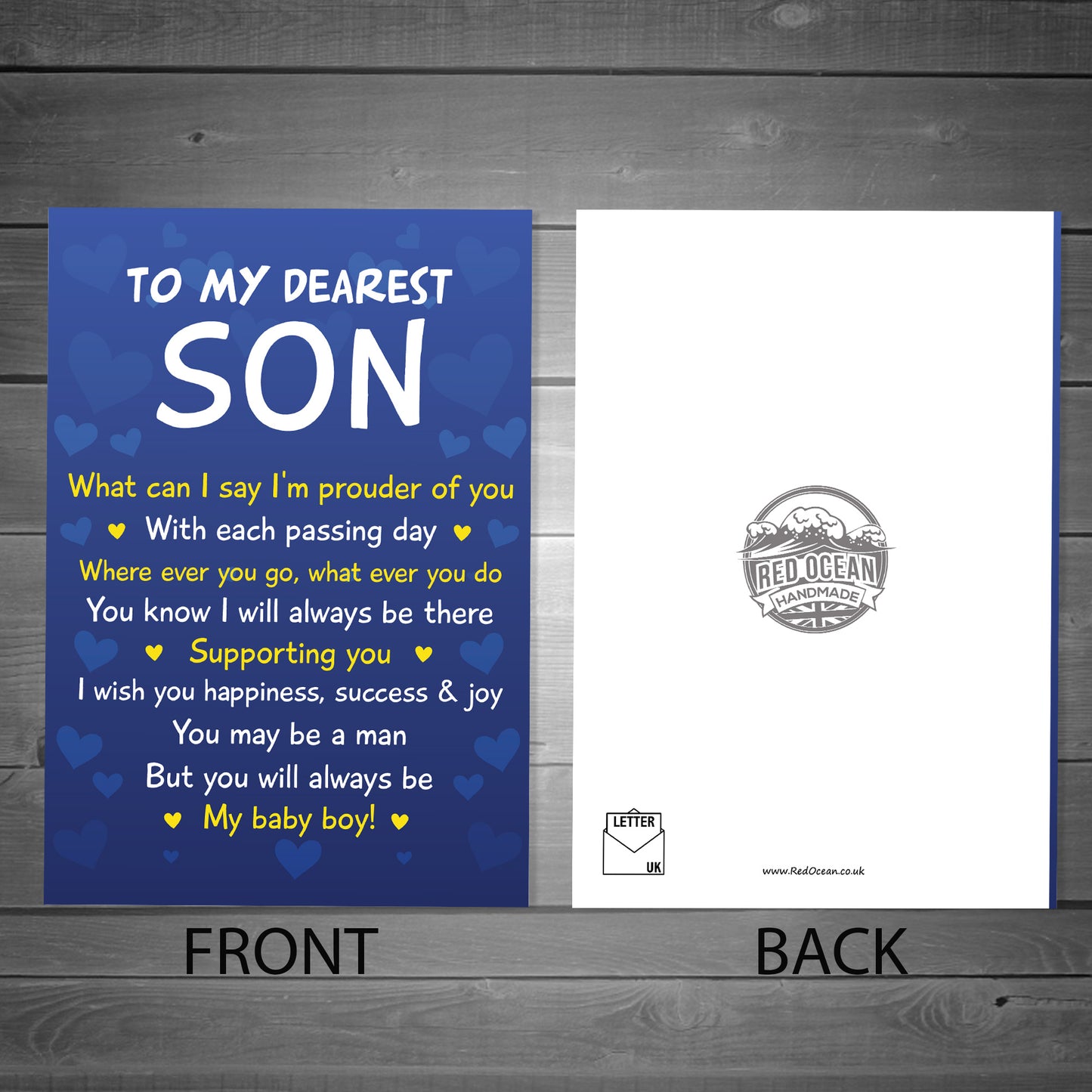 Card For Son Birthday Son Card From Mum Dad Card For Him