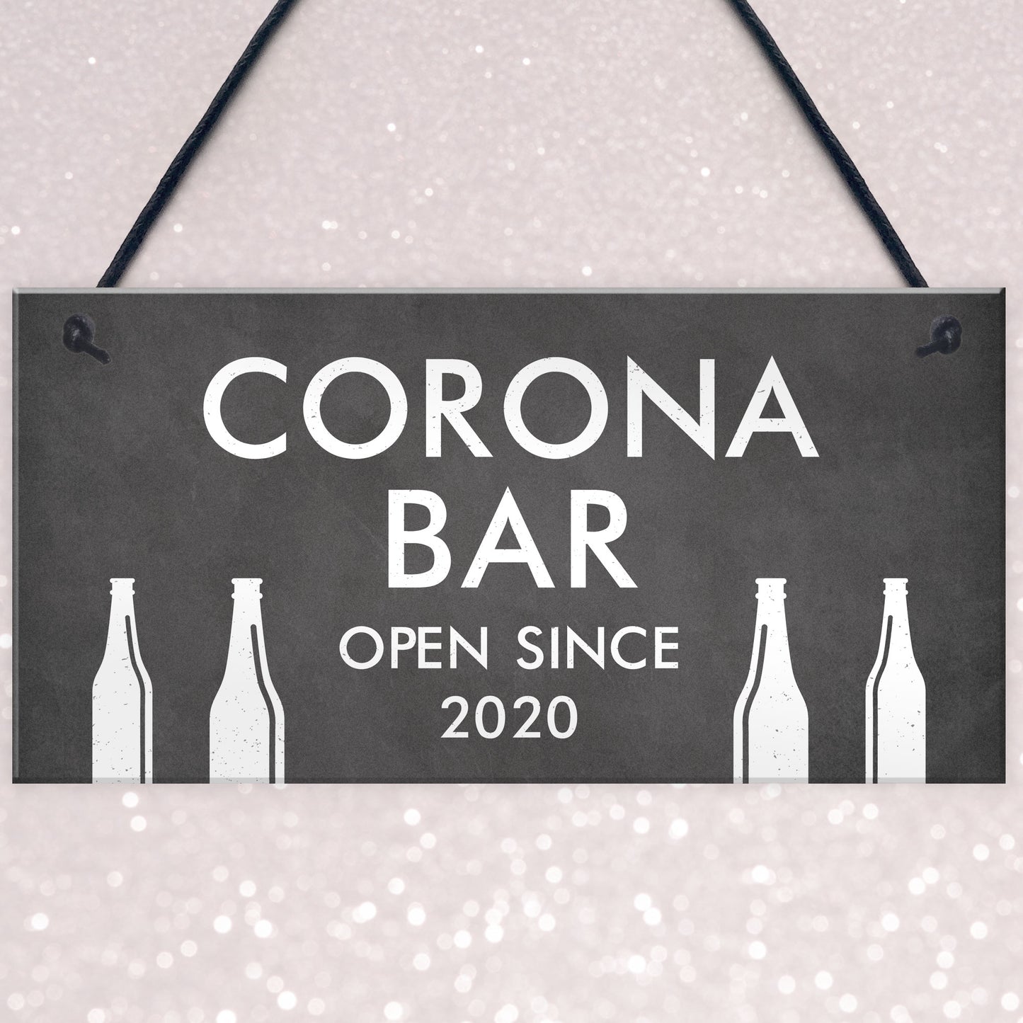 Shabby Chic CORONA BAR Personalised Home Bar Man Cave Sign