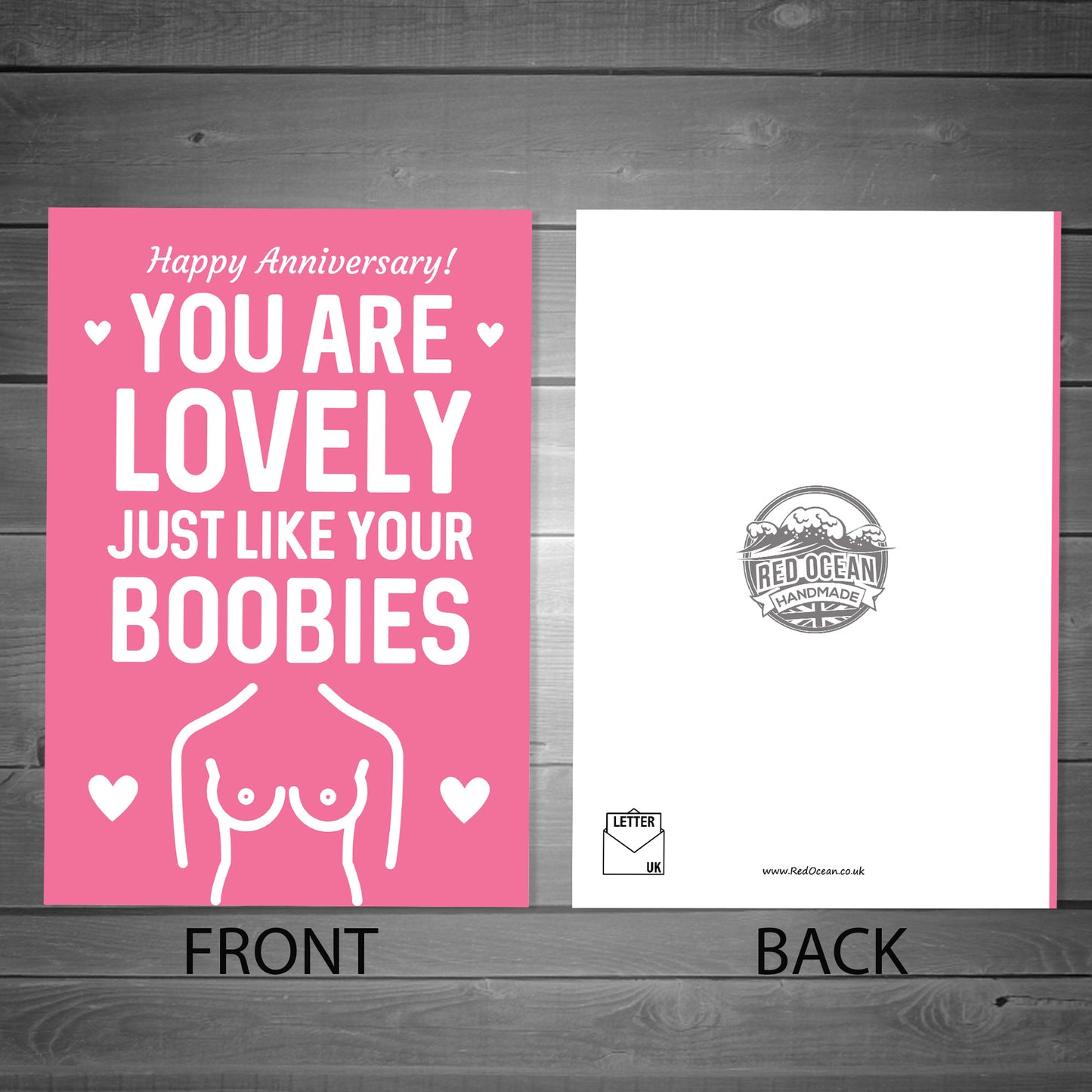 Funny Rude Anniversary Card For Girlfriend Wife Hilarious Card