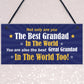 Great Grandad Gifts Hanging Sign Grandad Birthday Gift