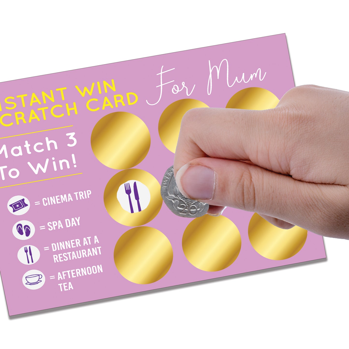 Mum Scratch Card Surprise Birthday Gift Mum Mothers Day Gifts